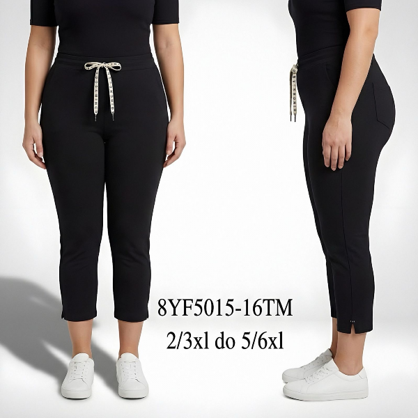 Spodnie damskie 7/8 Roz 2XL-6XL, Mix Kolor Paczka 10 szt